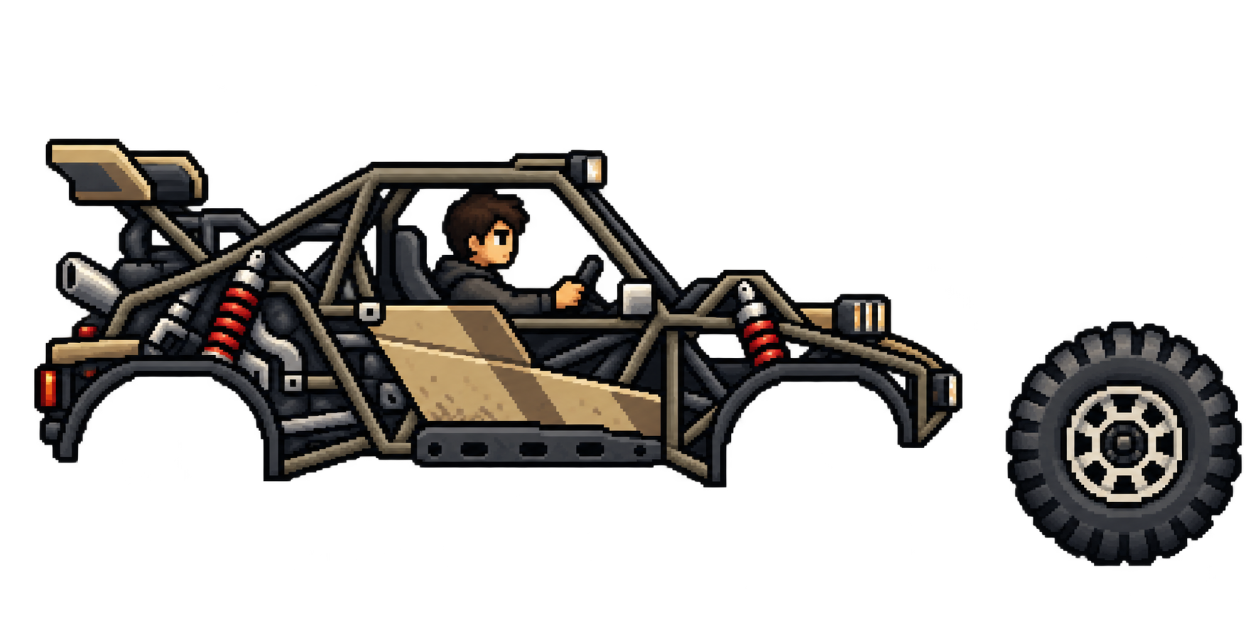 Dune Buggy vehicle illustration