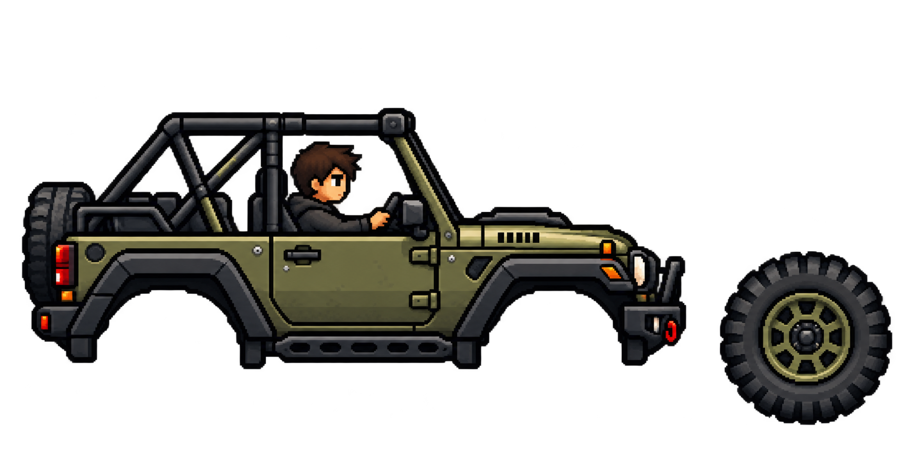 4x4 Climber vehicle illustration